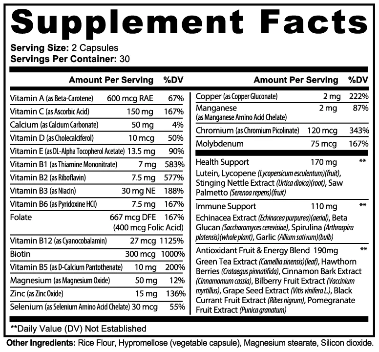 Naysa Nutra - Complete Multivitamin
