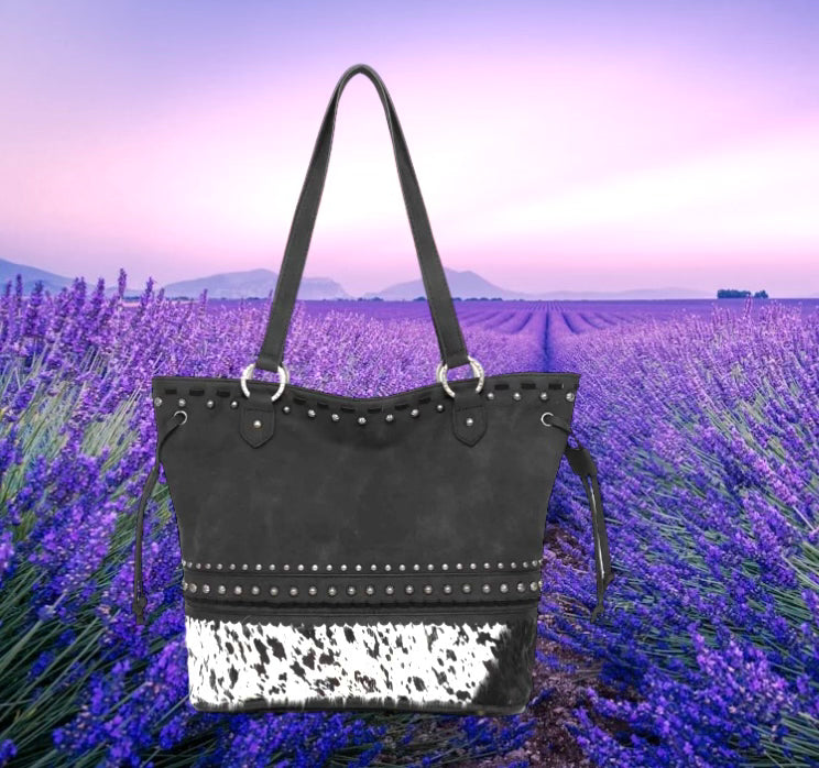 Trinity Ranch Hair-On Cowhide Collection Concealed Carry Tote