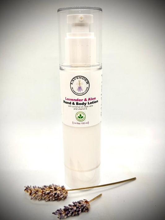 Lavender & Aloe Hand & Body Lotion - Travel Size