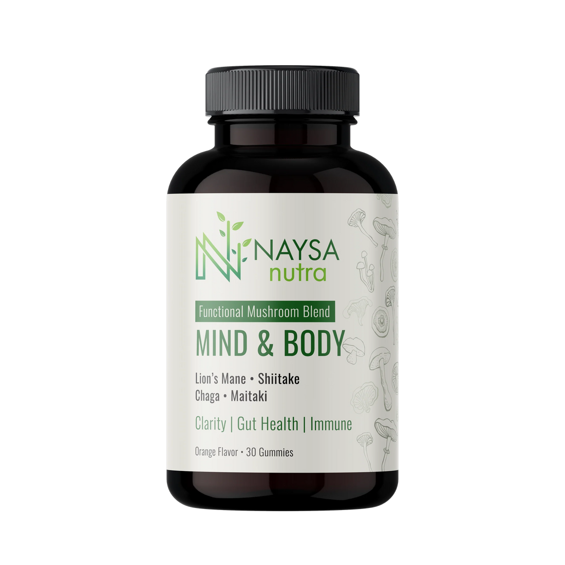 NAYSA Nutra Mind & Body Mushroom Extract Gummies
