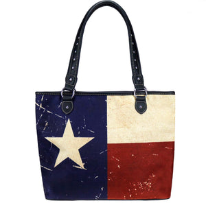 Texas Flag Canvas Tote Bag