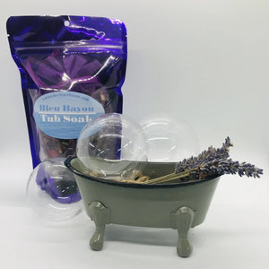 The Ultimate Bath Experience Gift set: Bath Soak, Bubble Bath, Lavender Candles, Soap & Bath Glove