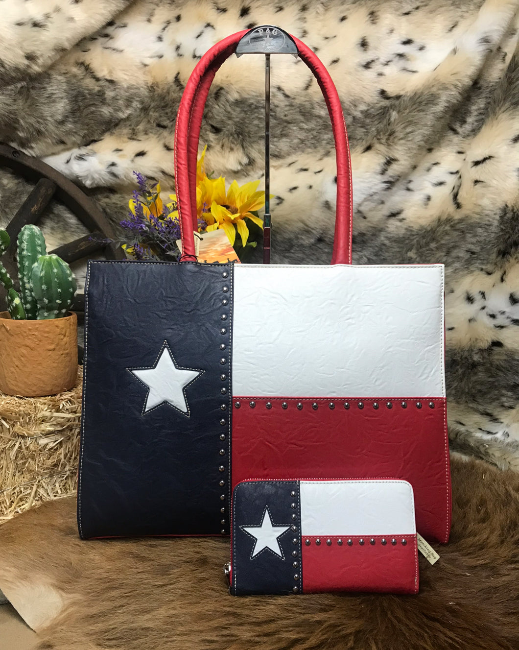 designer LV handbag style purse and wallet set