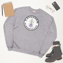 Load image into Gallery viewer, Lavender Warehouse Unisex fleece sweatshirt